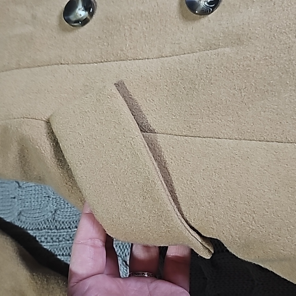 Forever 21 Camel Color Peacoat - Picture 5 of 11